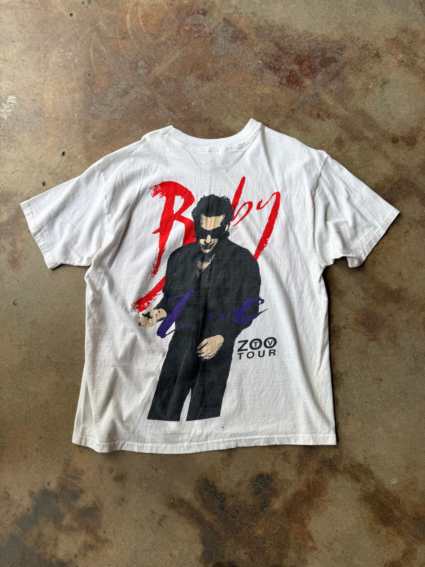 1990’s U2 Achtung Baby Zoo TV Tour Tee |X-Large