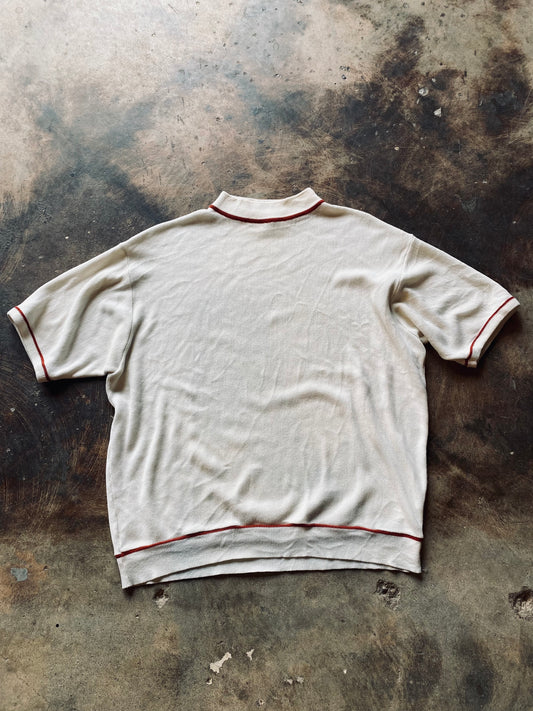 1960s Knit Short Sleeve Sweater