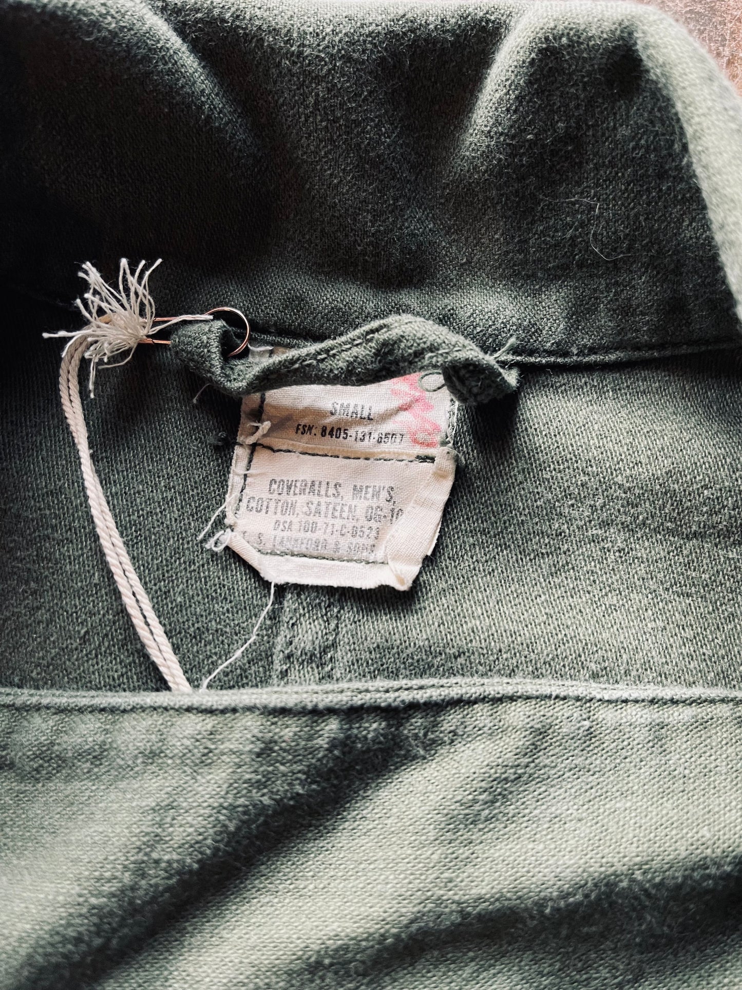 1971 U.S. Military Sateen Coverall | Small