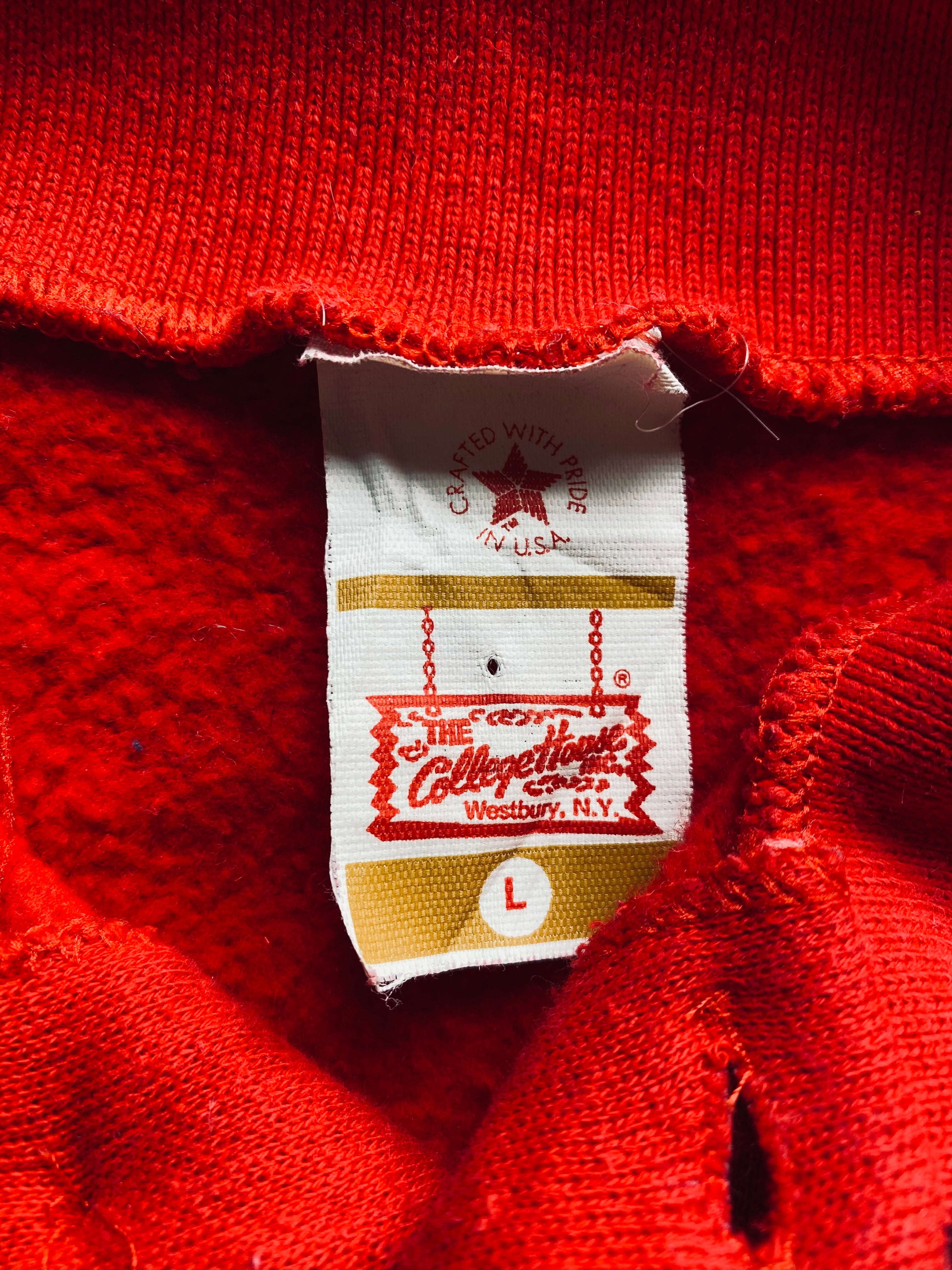 1980s Keuka Lake Sweatshirt Polo | Large