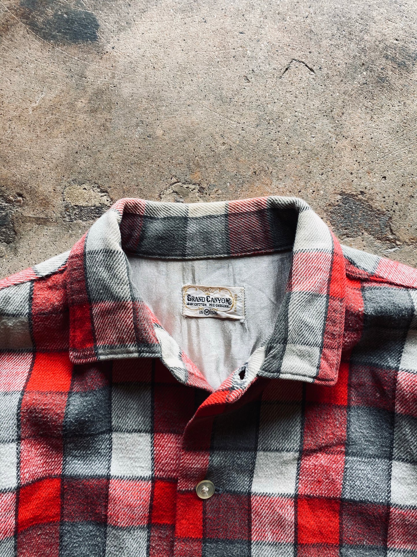 1950’s Grand Canyon Flannel Work Shirt | Medium