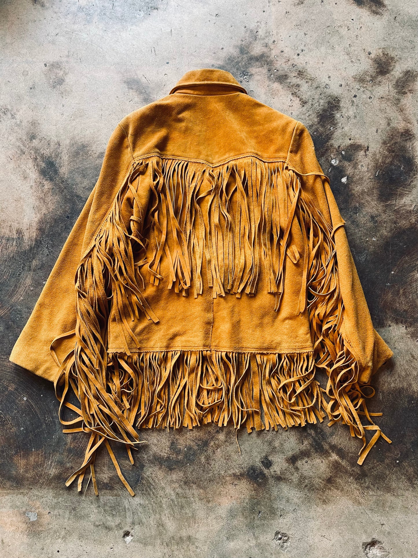 1970s Western Style Fringe Coat