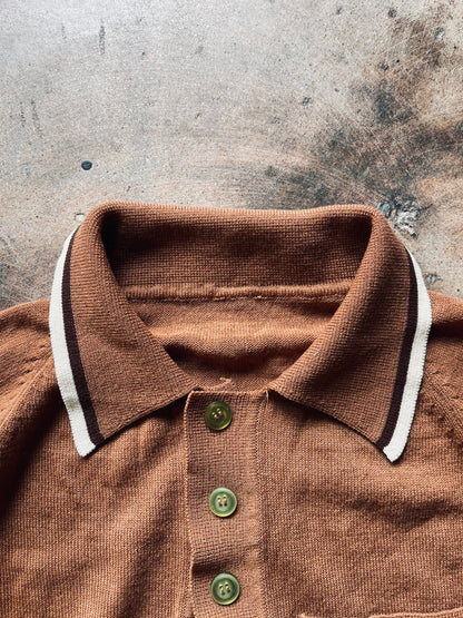 1960s Sweater Polo | Large