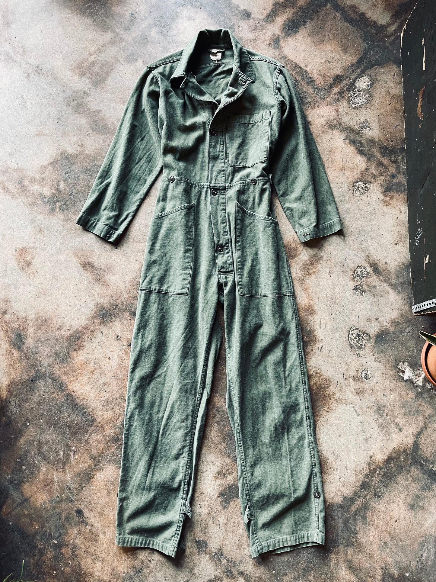 1971 U.S. Military Sateen Coverall | Small