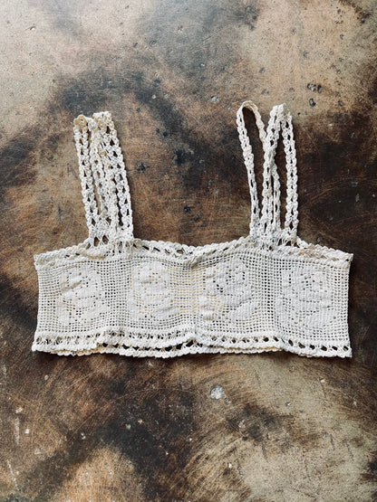 Antique Crochet Lace Cami | Small