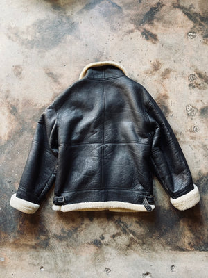 Vintage B-3 Bomber Jacket | Large