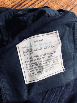 1960’s US Navy Wool Trouser | 31R