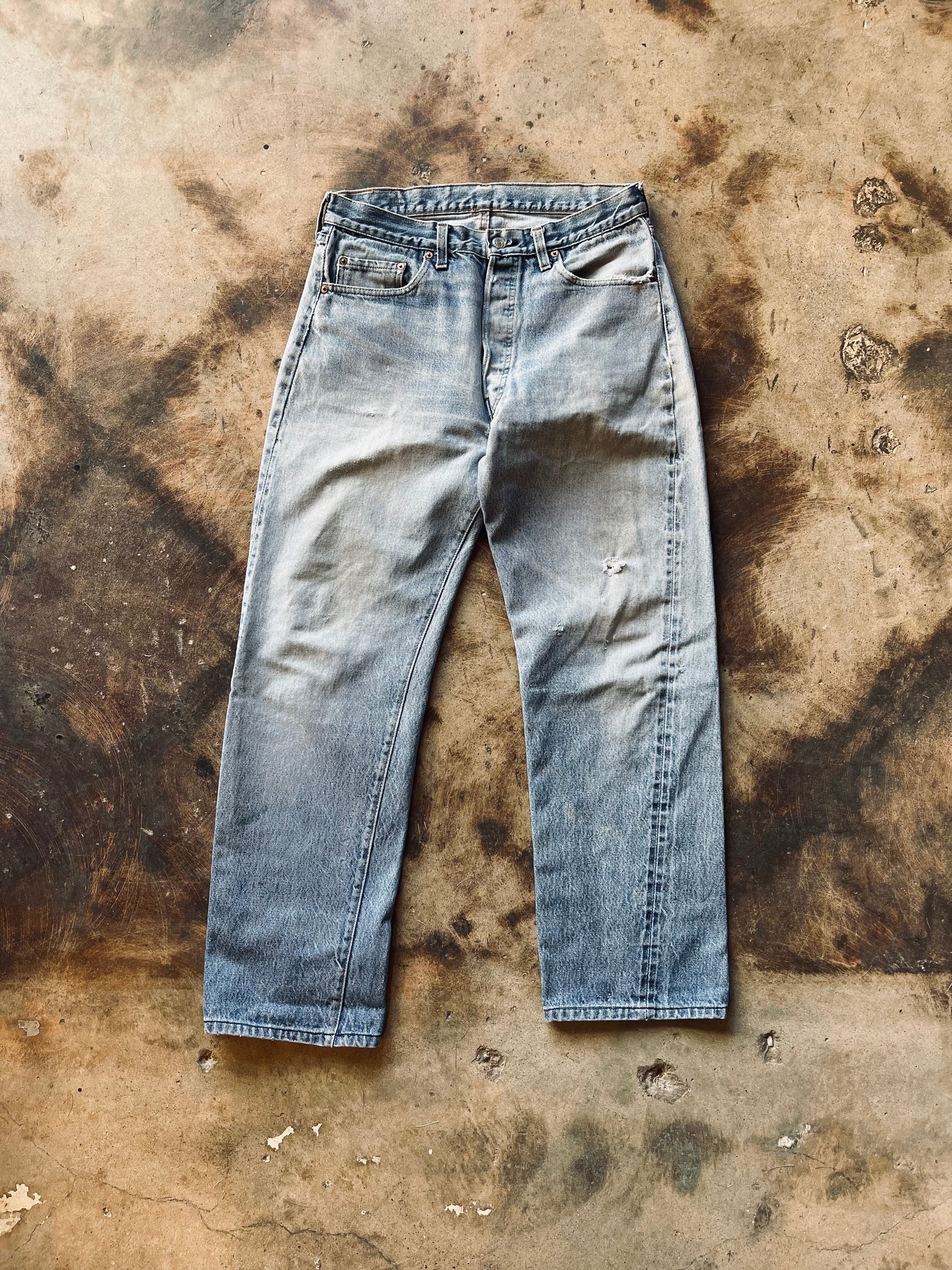 1980 s Levi s 501 Redline Selvedge Denim 35X32 Nylo Wool