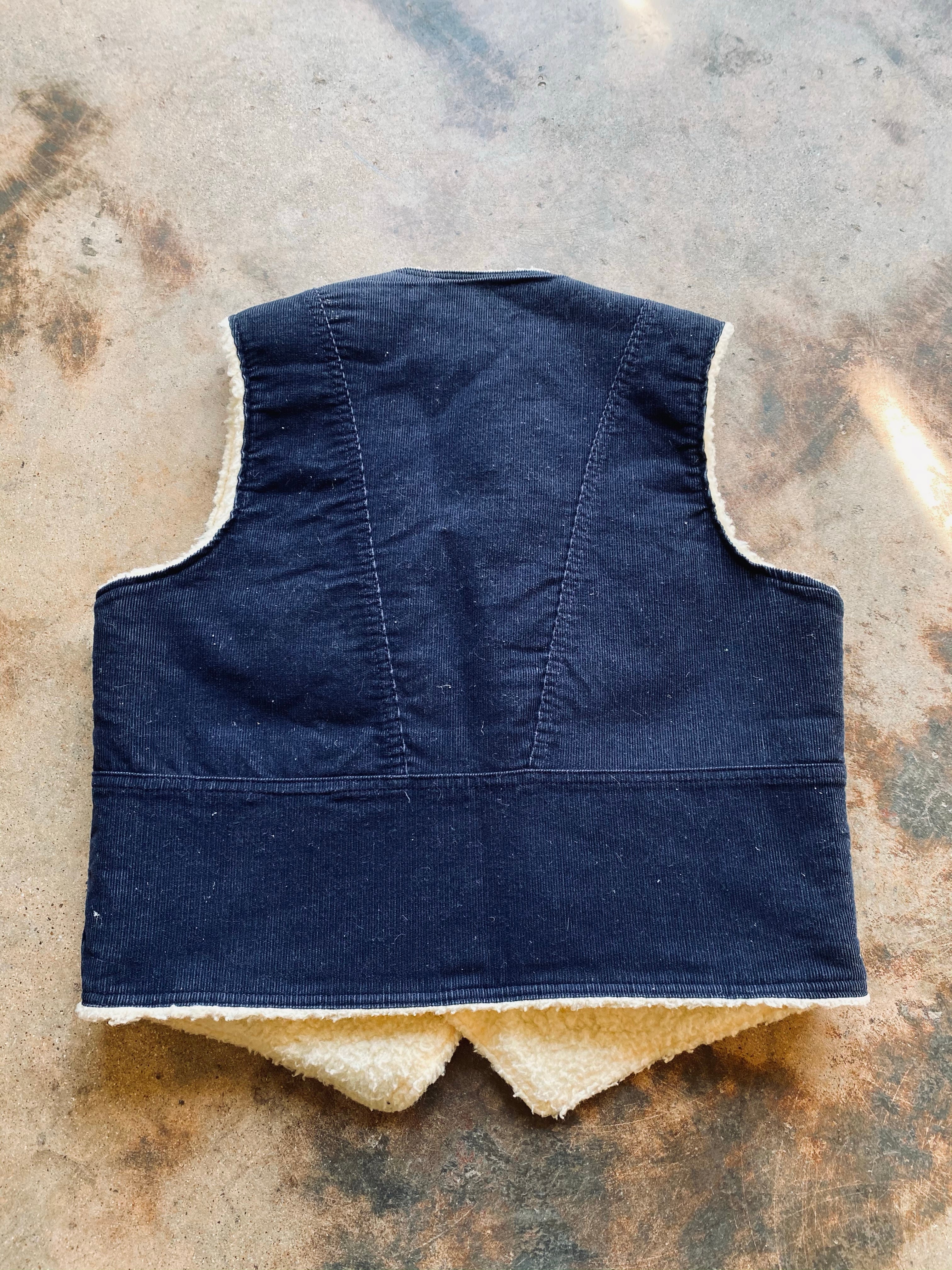 1980s Big Smith Corduroy Vest | Large
