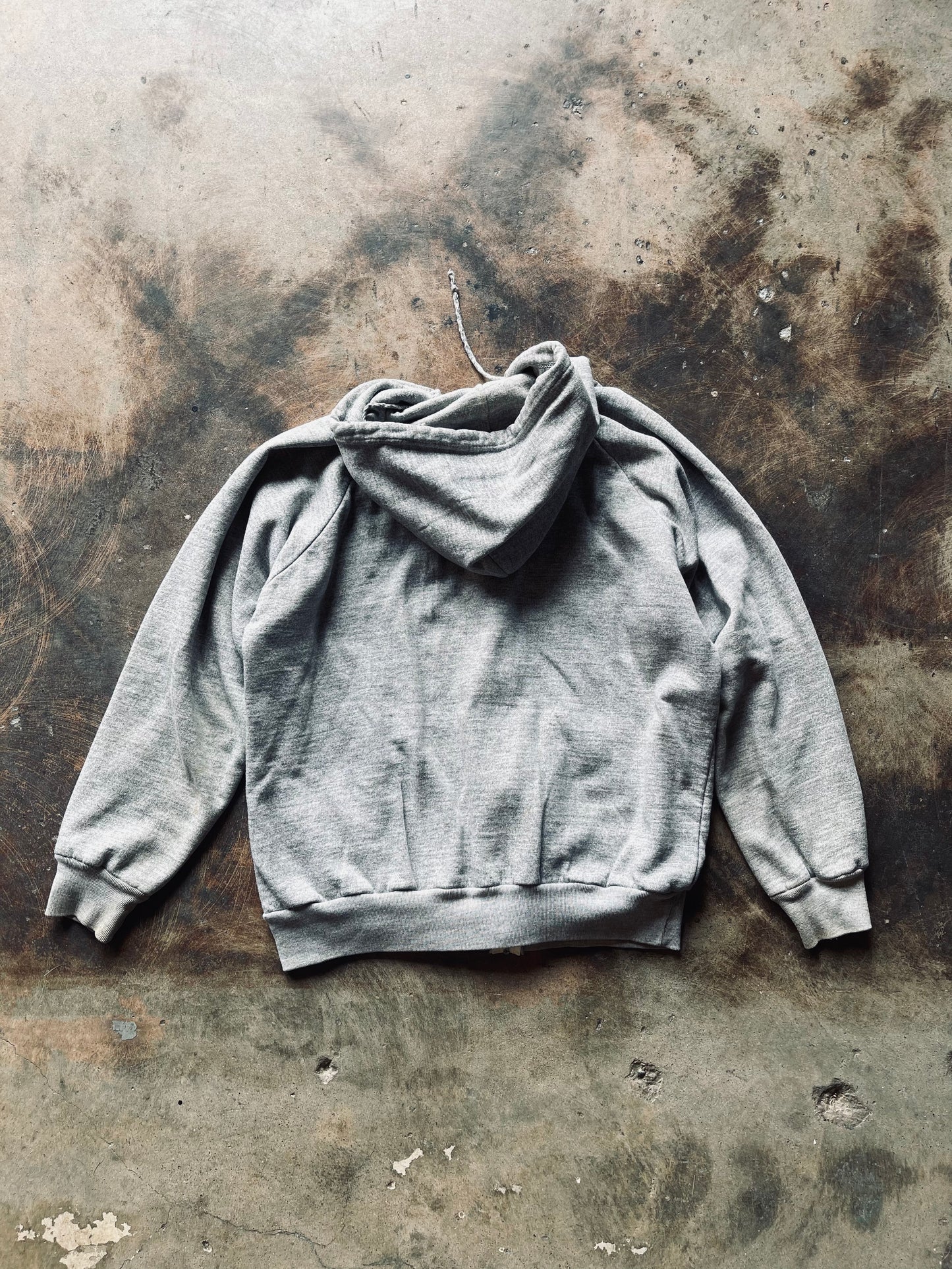 Vintage Thermal Lined Full-Zip Hoodie