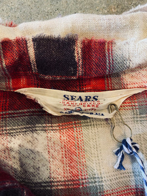 1940s-50s Sears Flannel Shirt