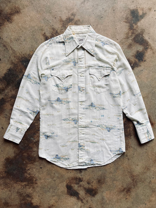 1970’s Lee Scenic Western Print Shirt
