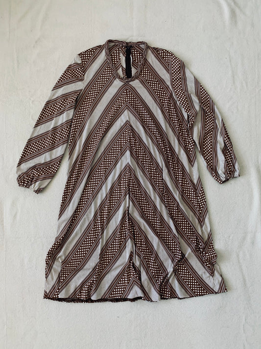 1970’s Handmade A-Line Dress | Large