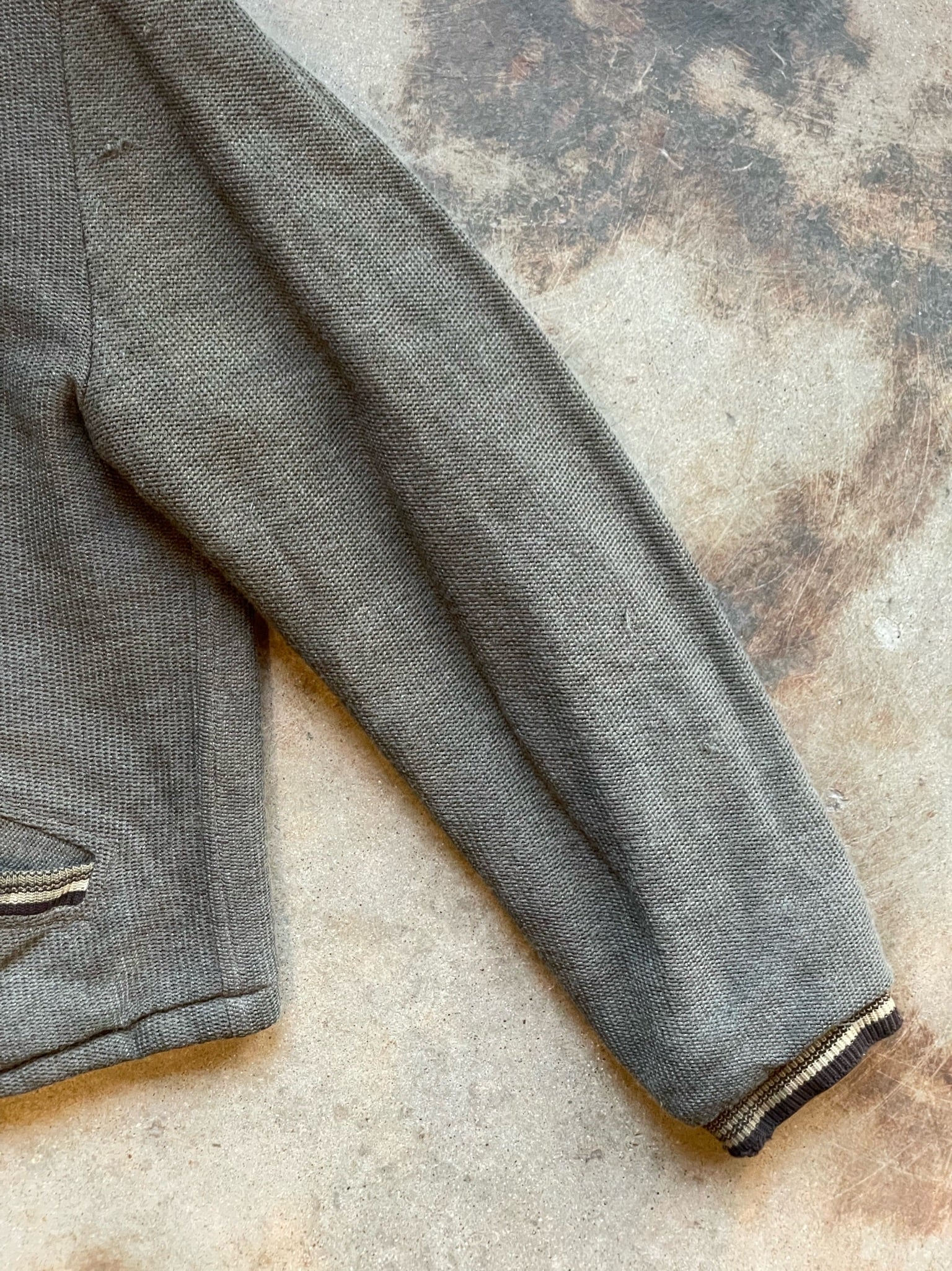 1960’s Knit Zip-Up Cardigan | Large