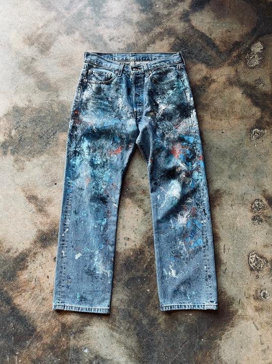 Vintage Levi’s Paint Splatter Denim | 30x28