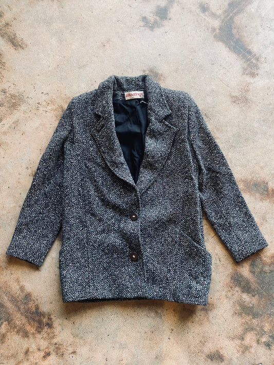 1980s Braefair Tweed Blazer/Coat