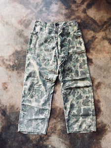 1950’s Frog Camo 13-Star Button Field Trouser | 36R