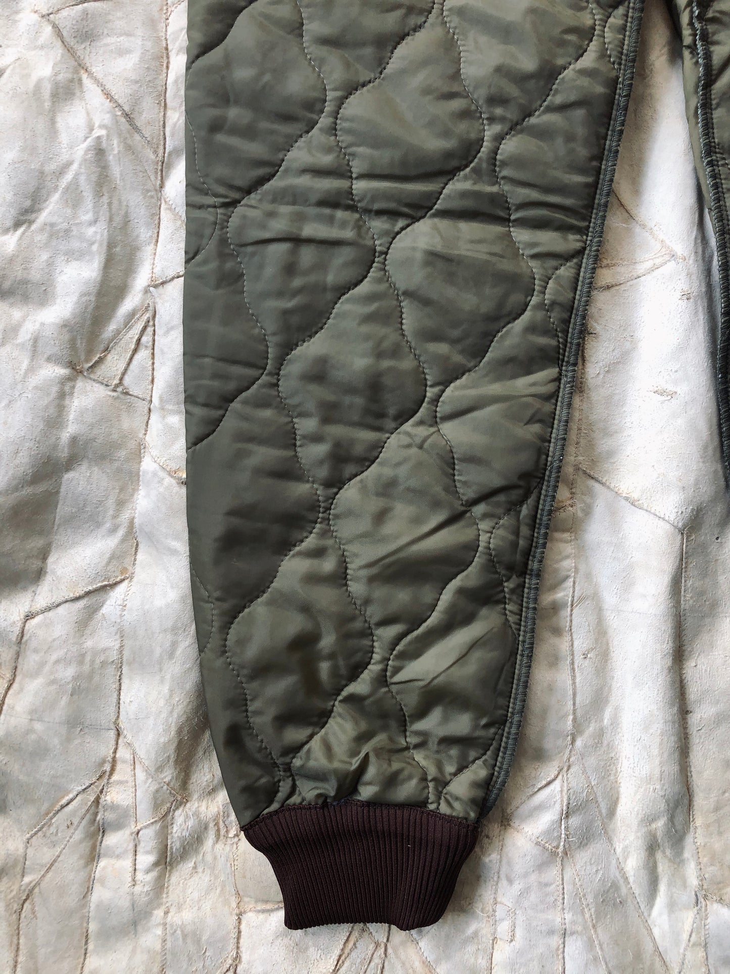 1980’s Czech Military Quilted Liner Trousers | 32L