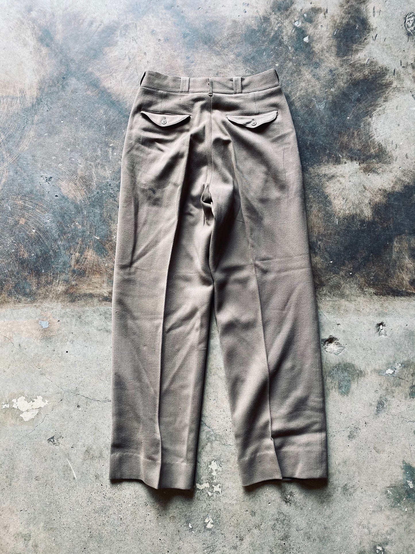 1950s Flat Front Slacks | 31R