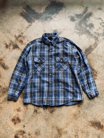 Vintage Five Brothers Flannel Shirt | Large