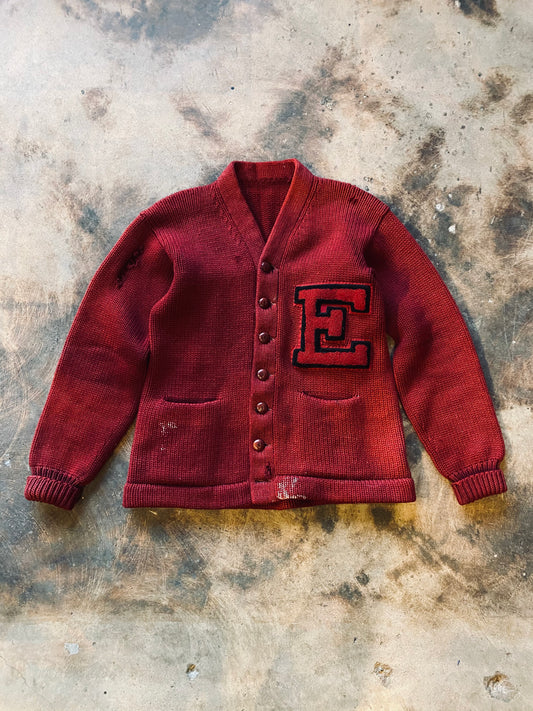 1940s Letterman Cardigan | Medium