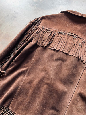 1970’s Western Suede Fringe Jacket | Large