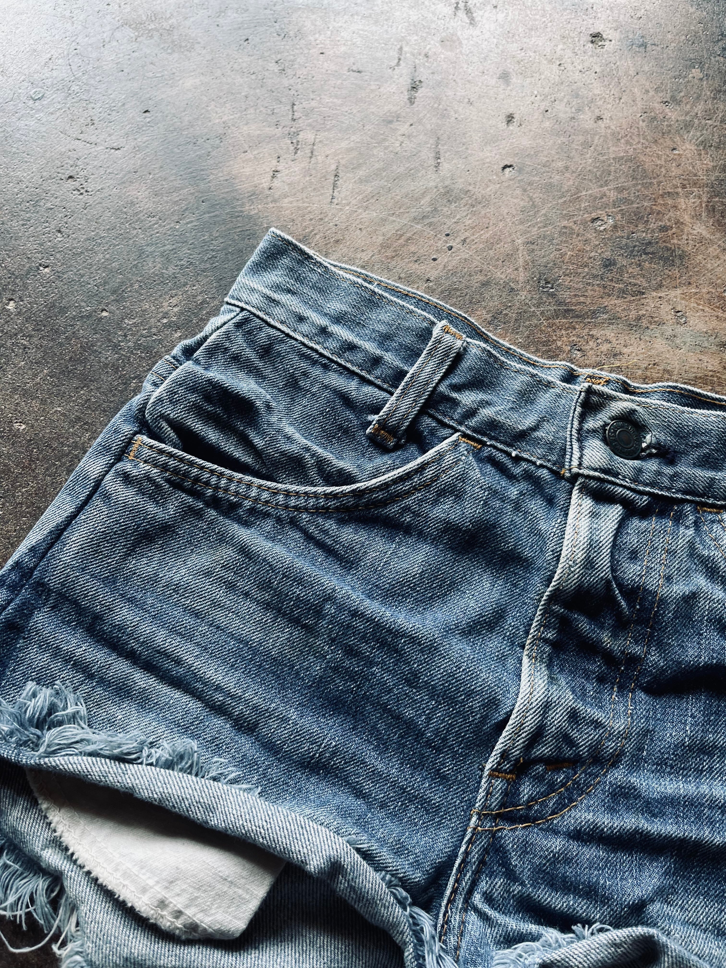 1970’s Levi’s Orange Tab Cut Off Denim Big E | 25