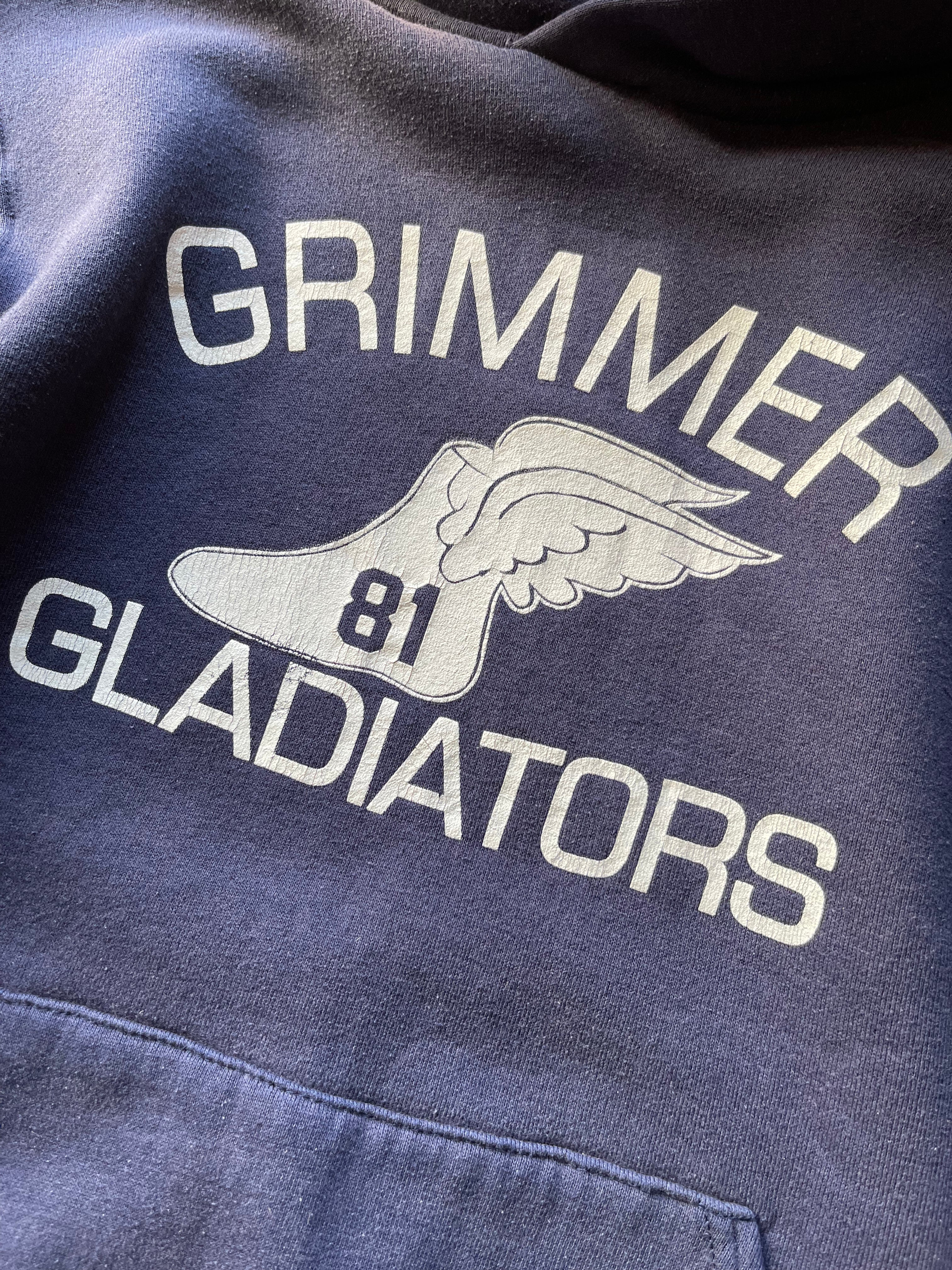 1980’s Russell Athletics Grimmer Gladiators Hoodie | Small