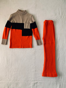 1970’s Lerner Shops Knit Sweater & Pant Set
