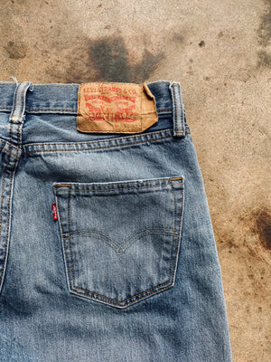 1990s Levi’s 501 Hand Mended Denim