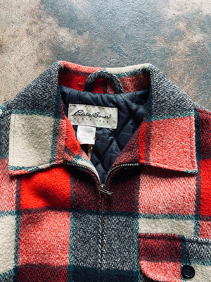 Vintage Eddie Bauer Plaid Wool Jacket