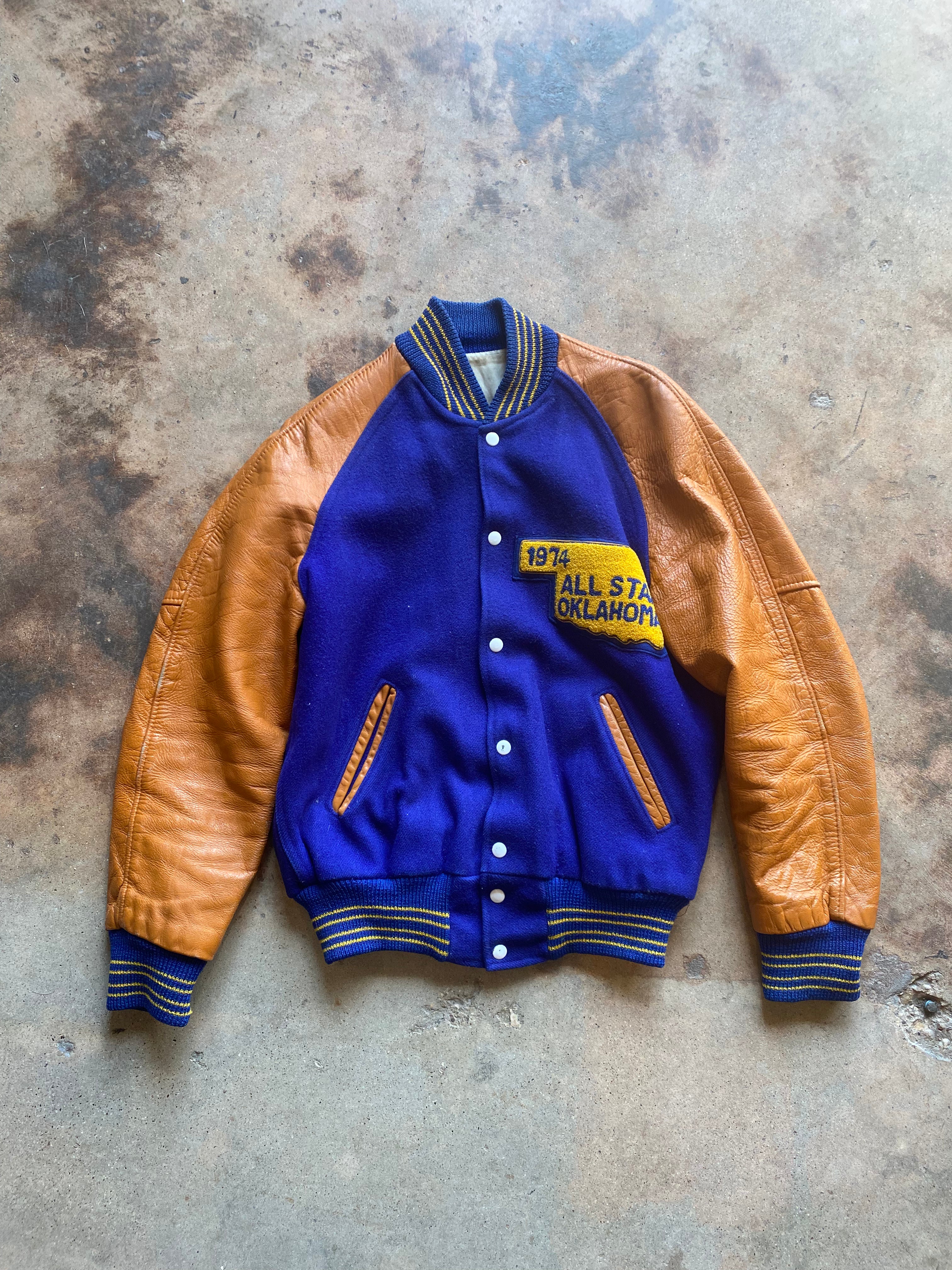 1974 Oklahoma Letterman Jacket | Large