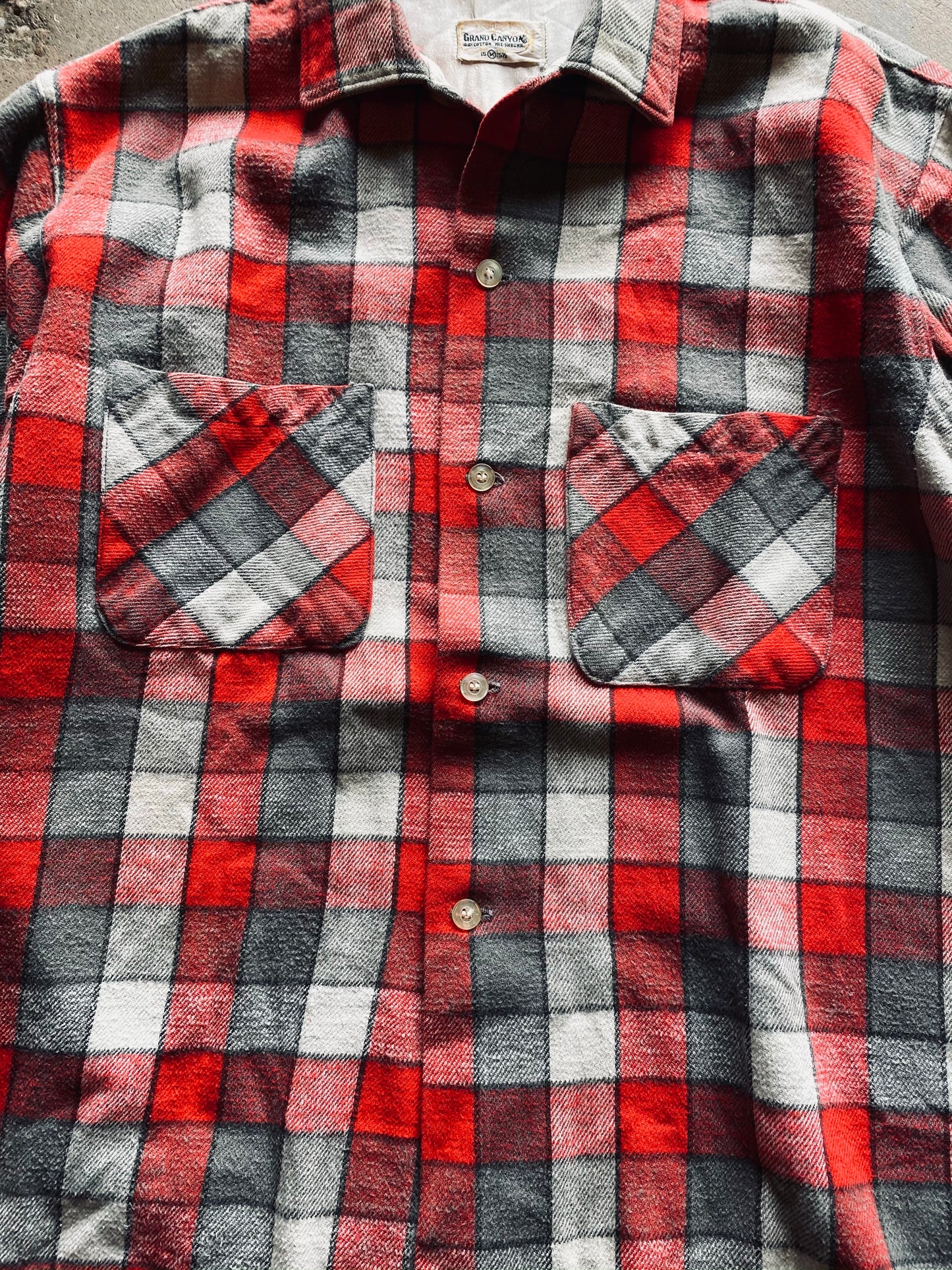 1950’s Grand Canyon Flannel Work Shirt | Medium