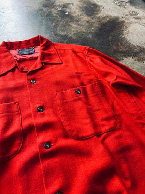 1960’s Pendleton Loop Collar Shirt | Medium