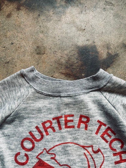 Vintage Courter Tech Alumni Raglan Sleeve Sweatshirt | Medium