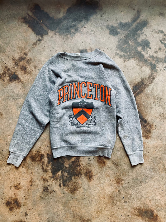 1980s Discus Raglan Sleeve “Princeton” Sweatshirt | Small