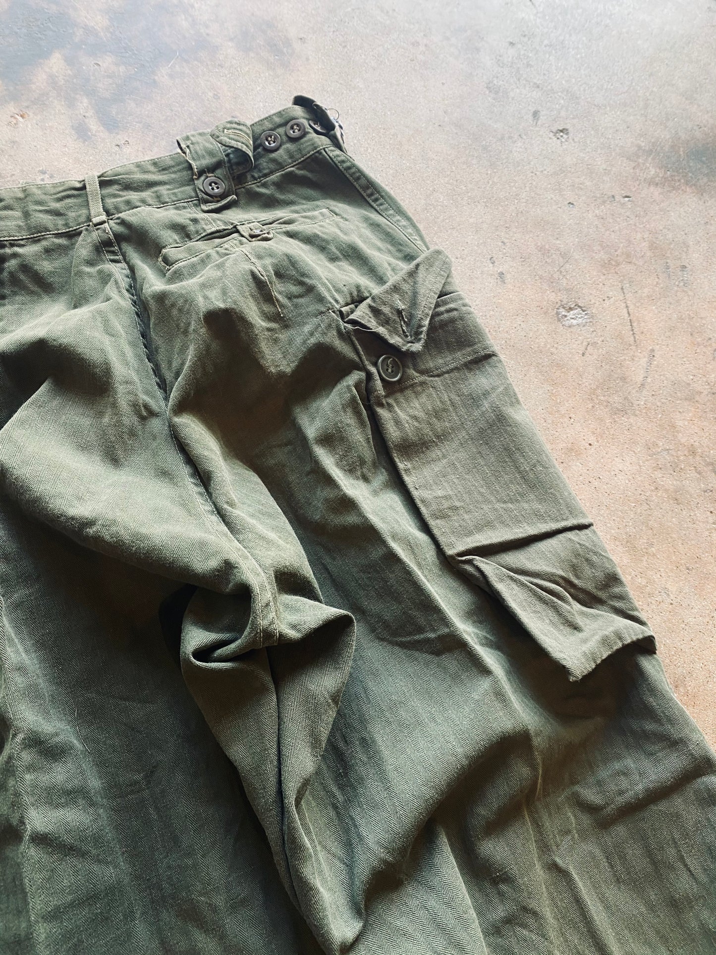 1961 Belgian Military HBT Trouser