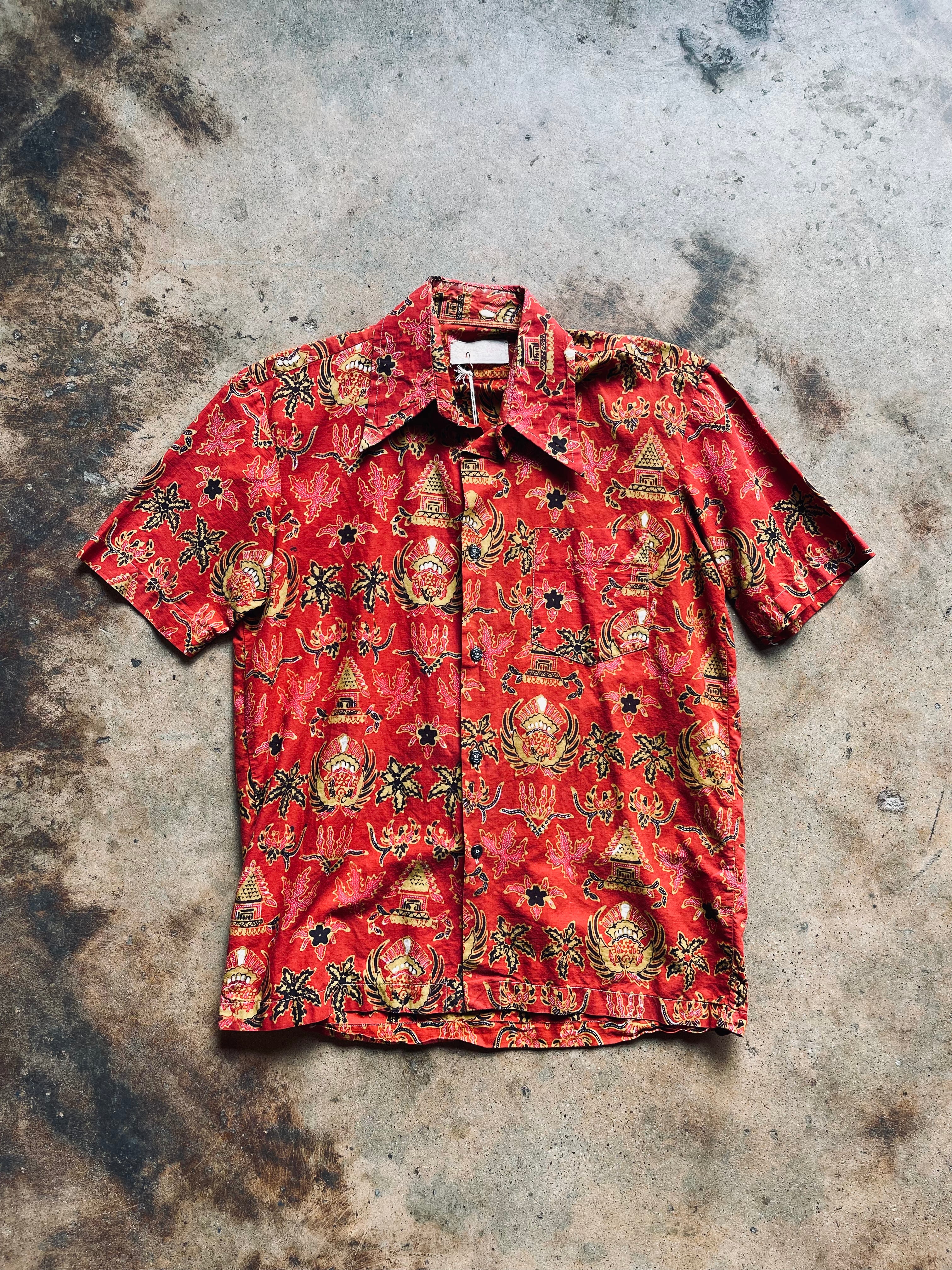 1970’s Batik Keri’s Block Printed Shirt | Small