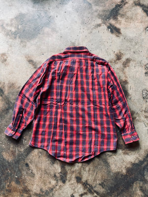 1980’s Britches Great Outdoors Flannel Button Down | Large