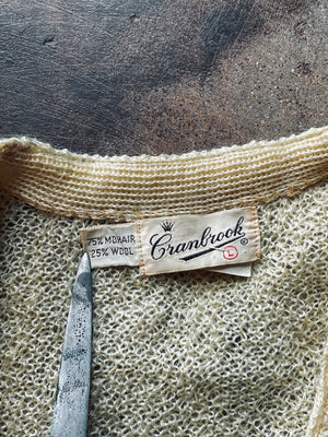 1960’s Cranbrook Mohair/Wool Cardigan | Large