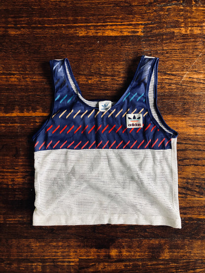 1980’s Kids Adidas Mesh Tank | Kids 8-10