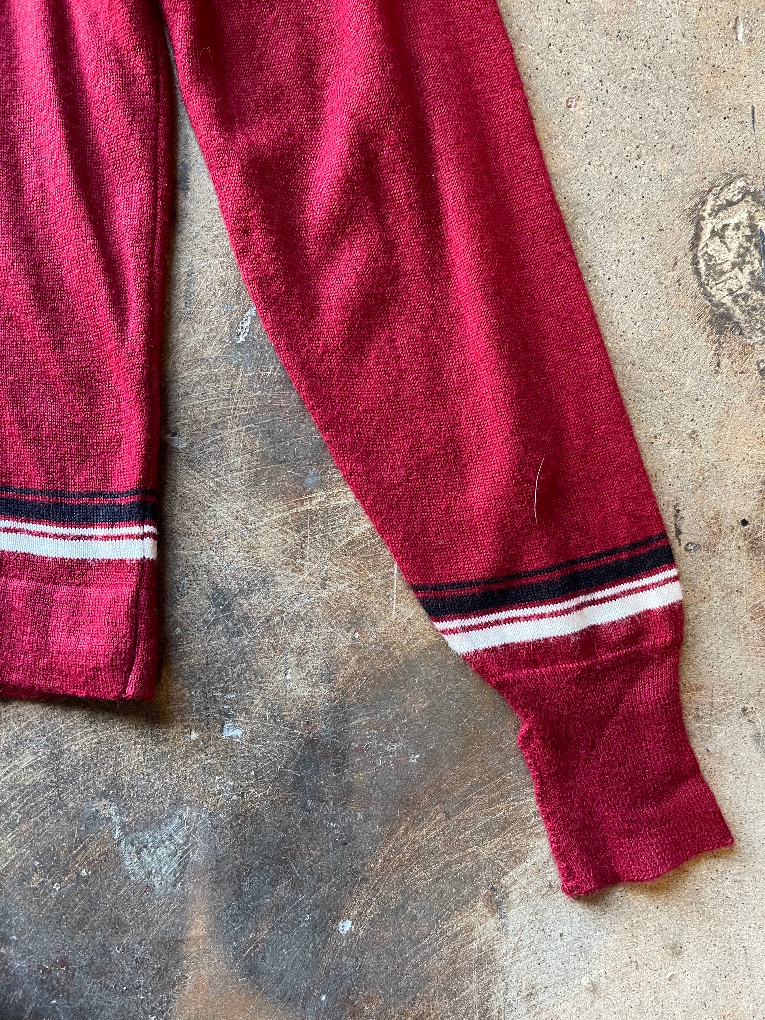 1970’s Puritan Long Sleeve Knit Polo | Large