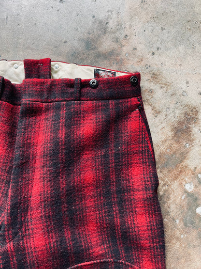 1950’s/60’s Woolrich Plaid Hunting Trouser | 34R