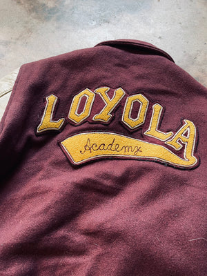 Vintage Loyola Academy Varsity Jacket | 40