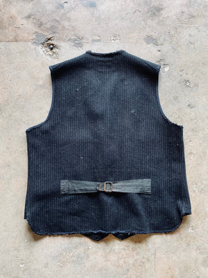 1980s Woolrich Chalk Stripe Vest