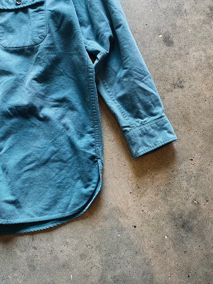 1980s L.L. Bean Chamoise Cloth Shirt | Large