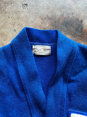 Vintage All Wool Sporting Goods Varsity Cardigan
