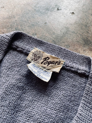 1940’s/50’s Poque’s V-Neck School Sweater | 40