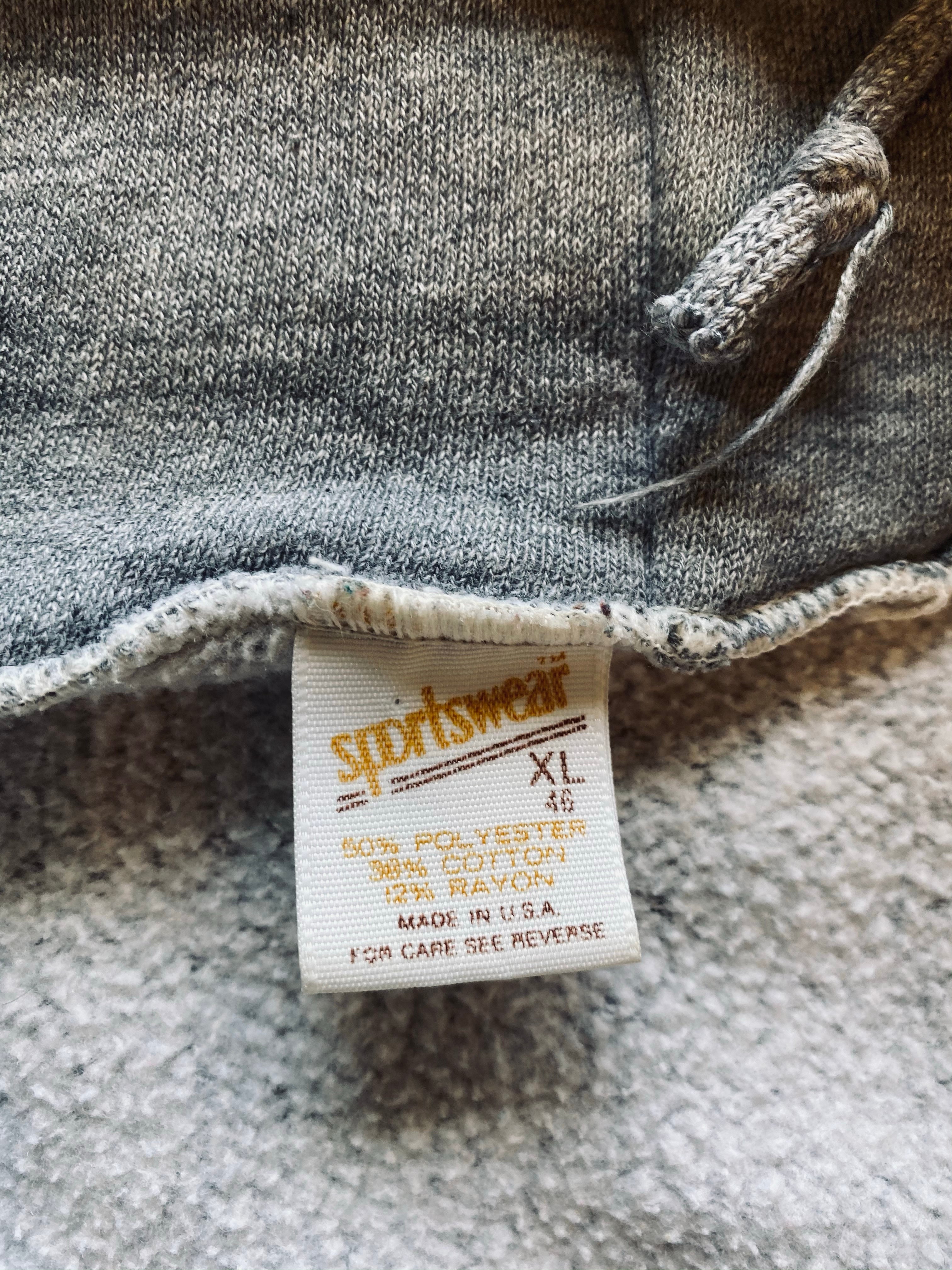 70’s Full Zip Sportswear Hoodie