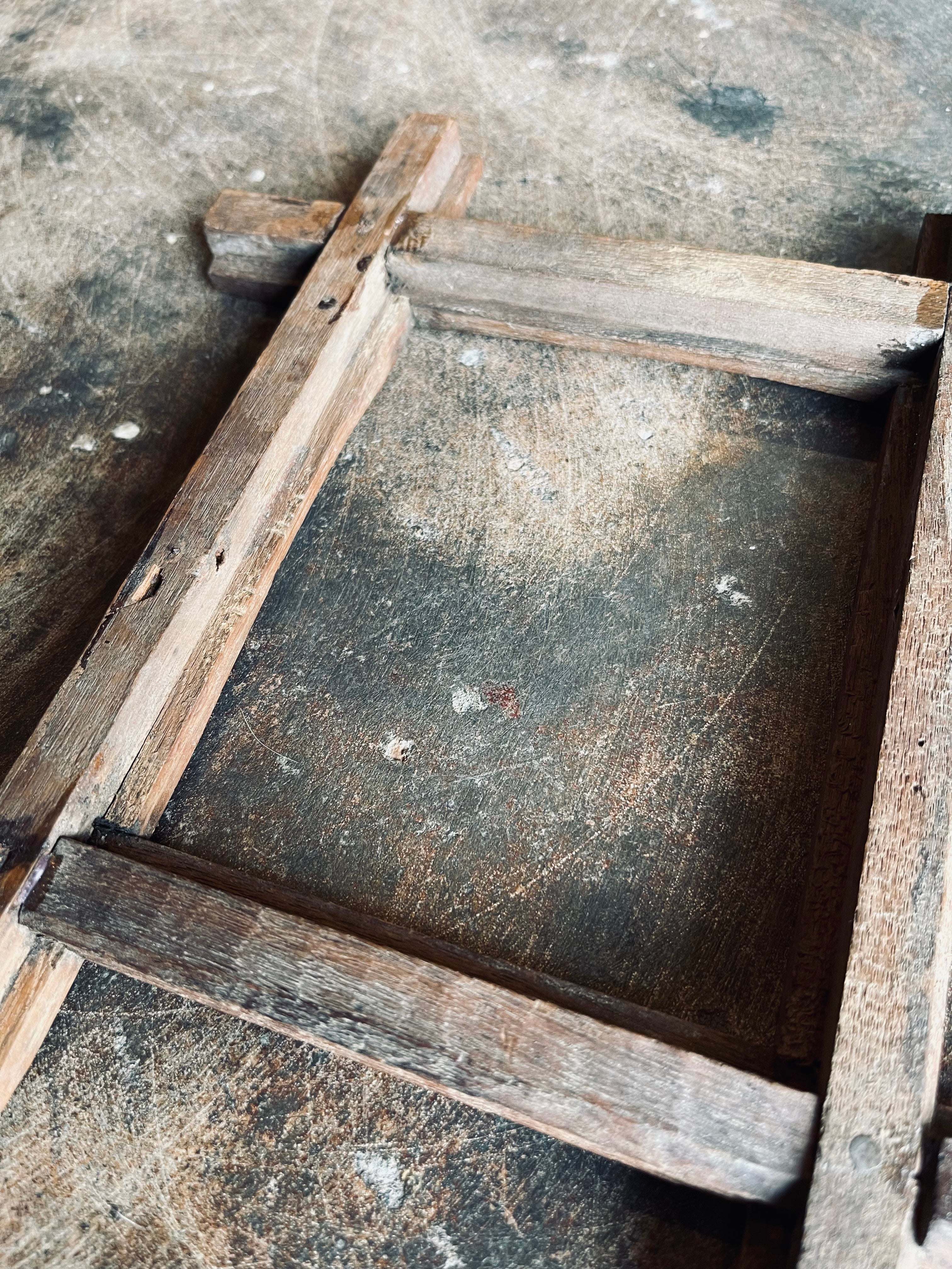 Antique Folk Art Frame